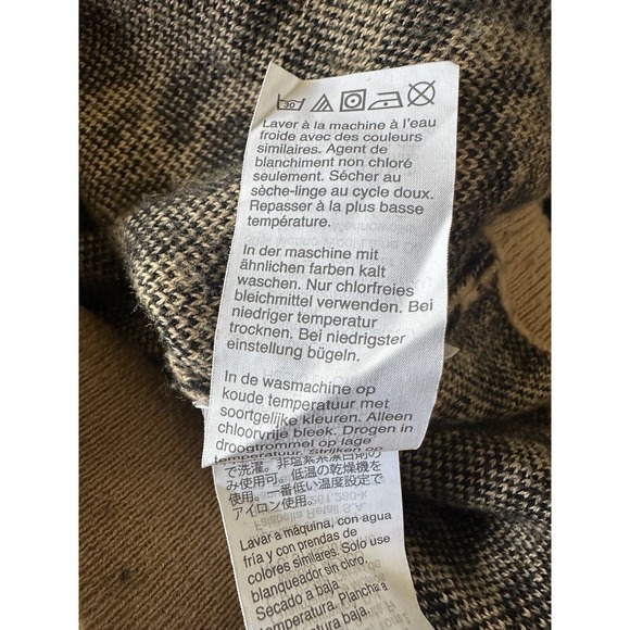 J. Crew Boyfriend Crewneck Sweater Leopard Print Re-Imagined Wool AK037 Small - Picture 13 of 14